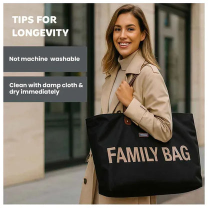 Childhome Family Bag (Black Gold)