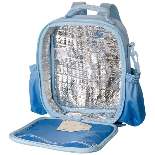 Citron Glow Up Thermal Classic Lunch Bag Backpack (Blue)