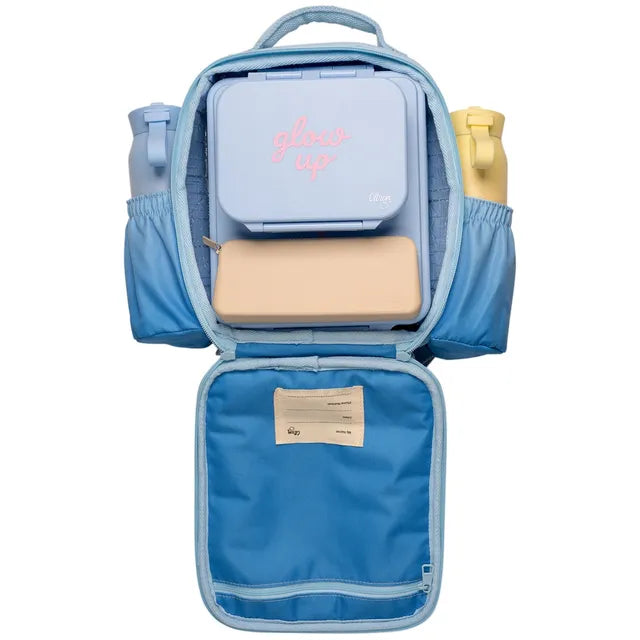 Citron Glow Up Thermal Classic Lunch Bag Backpack (Blue)