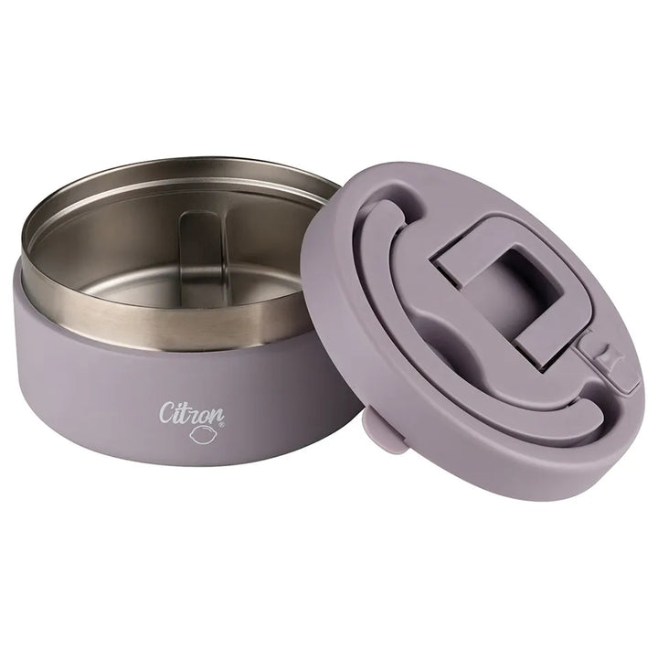 Citron Stainless Steel Food Jar 400ml (Purple)