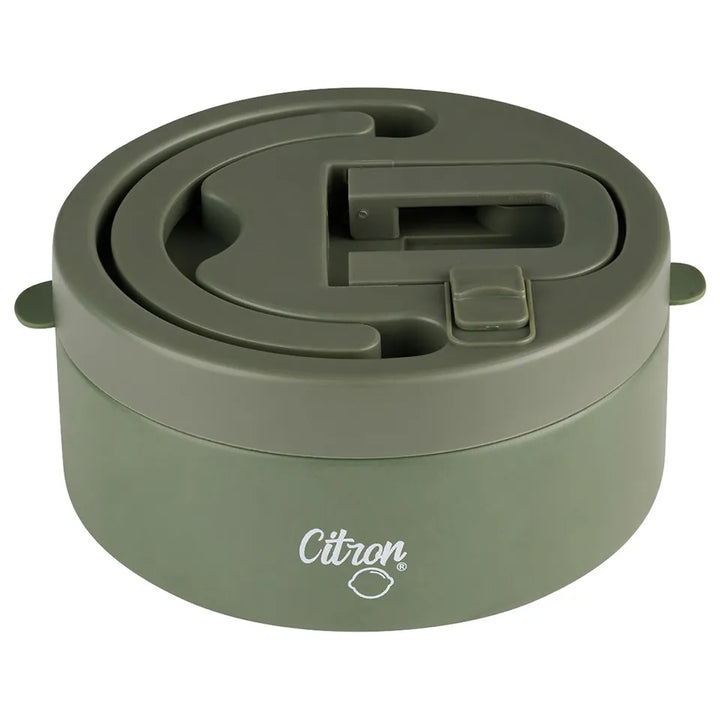 Citron Stainless Steel Food Jar 400ml (Olive Green)