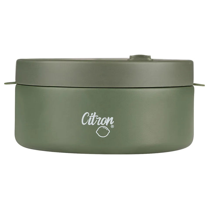 Citron Stainless Steel Food Jar 400ml (Olive Green)