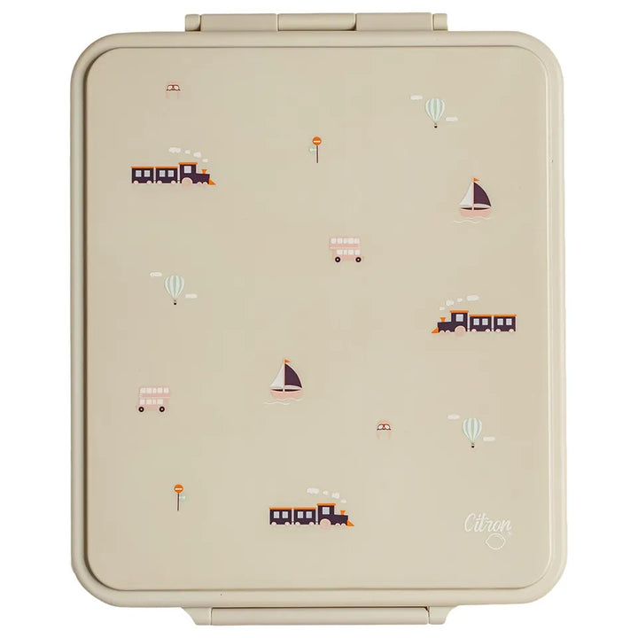 Citron Grand Lunchbox with Food Jar Vehicles