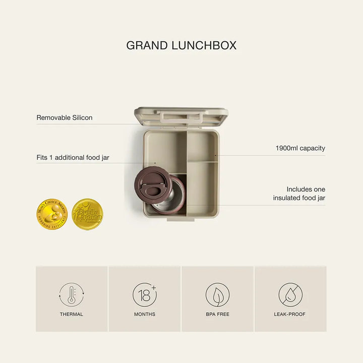 Citron Grand Lunchbox with Food Jar Vehicles