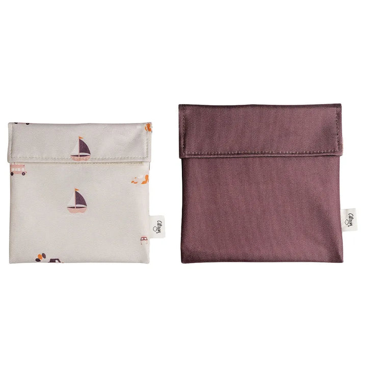 Citron Reusable Sandwich Bag Set of 2 Vehicles