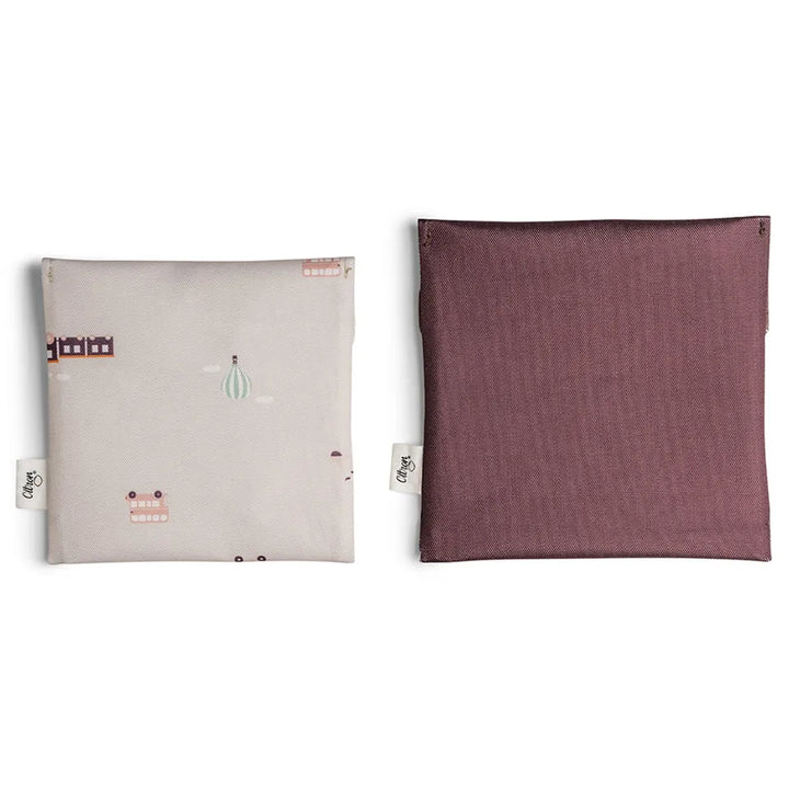 Citron Reusable Sandwich Bag Set of 2 Vehicles