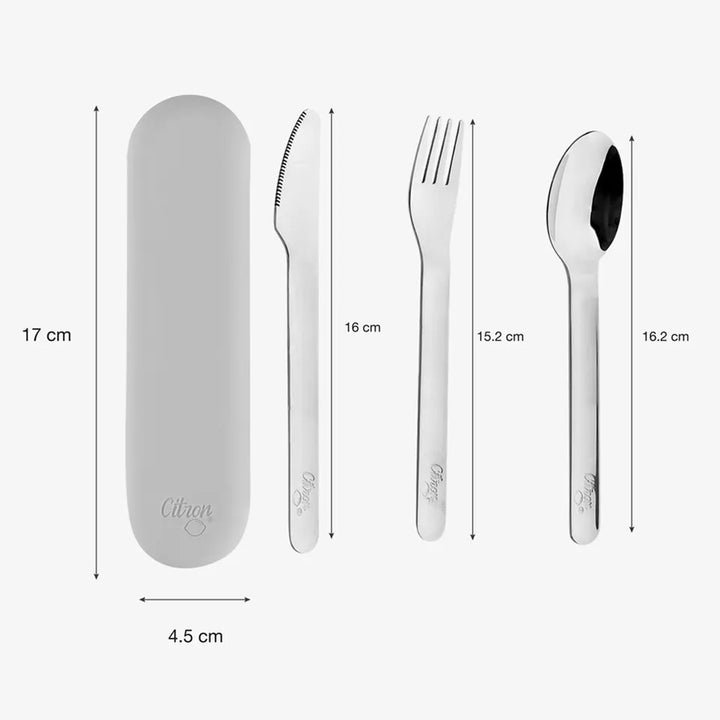 Citron Stainless Steel Cutlery Set Brick