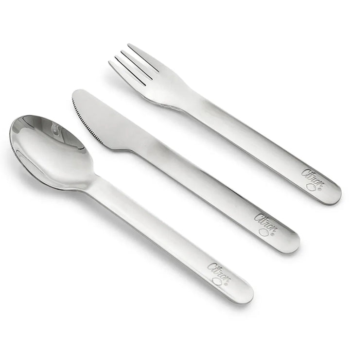 Citron Stainless Steel Cutlery Set Caramel