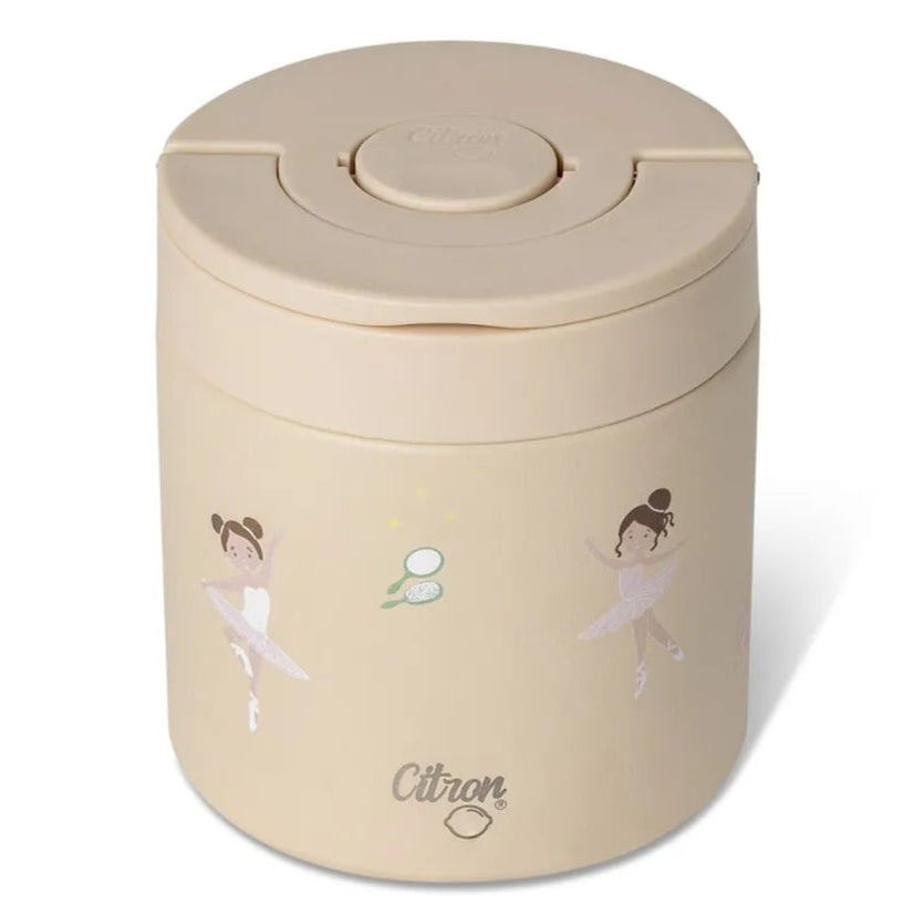 Citron Stainless Steel Food Jar Ballerina 350ml
