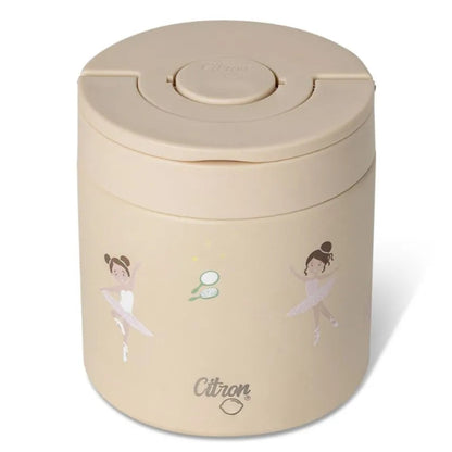 Citron Stainless Steel Food Jar Ballerina 350ml