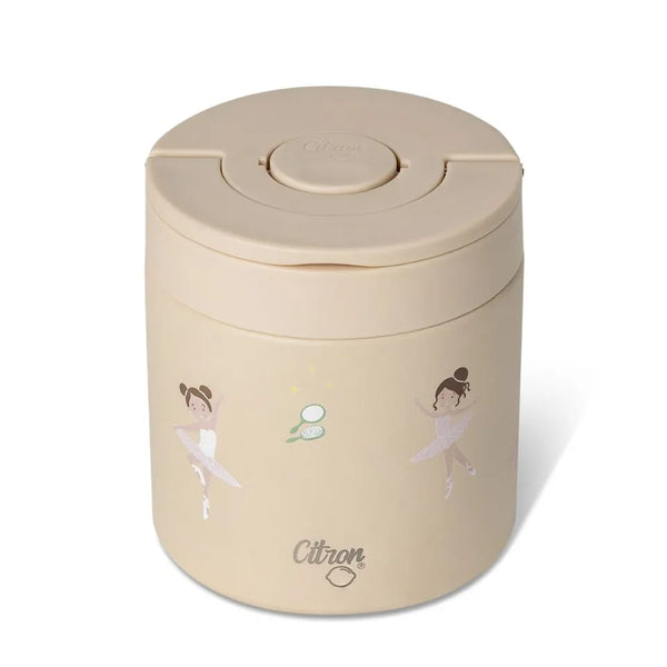 Citron Stainless Steel Food Jar Ballerina 350ml