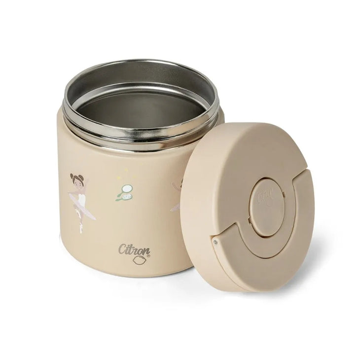 Citron Stainless Steel Food Jar Ballerina 350ml