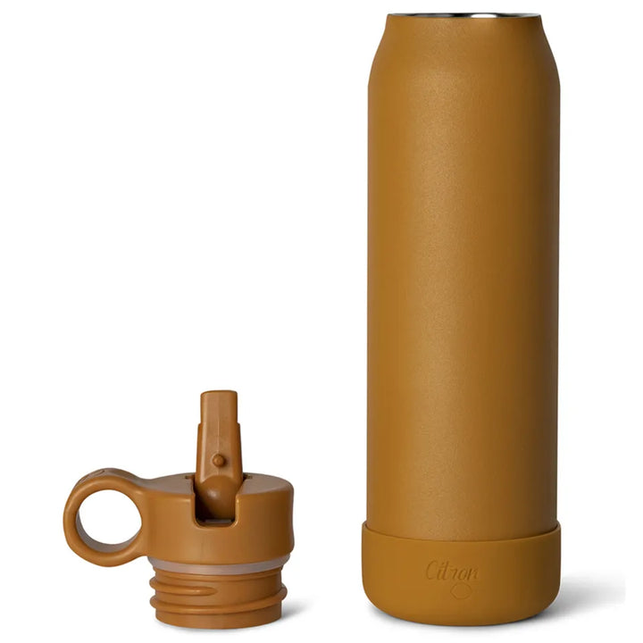 Citron Stainless Steel Water Bottle 350ml Caramel