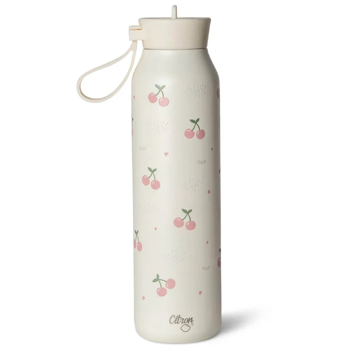 Citron Stainless Steel Water Bottle 500ml Cherry