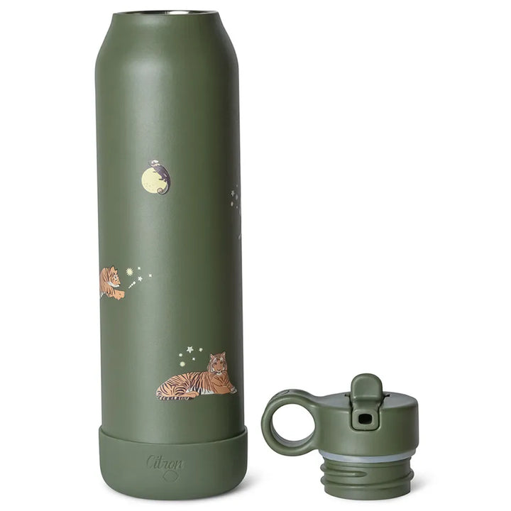Citron Stainless Steel Water Bottle 500ml Tiger