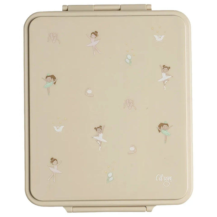 Citron Grand Lunchbox with Food Jar Ballerina