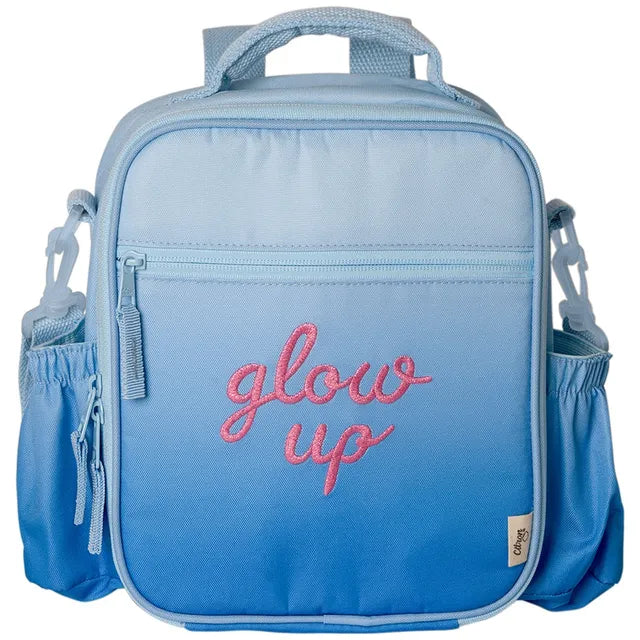 Citron Glow Up Thermal Classic Lunch Bag Backpack (Blue)