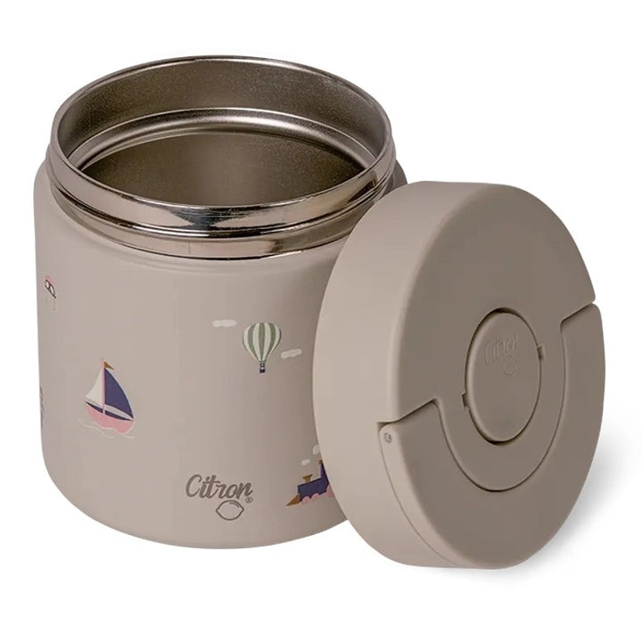 Citron Stainless Steel Food Jar Vehicles 350ml