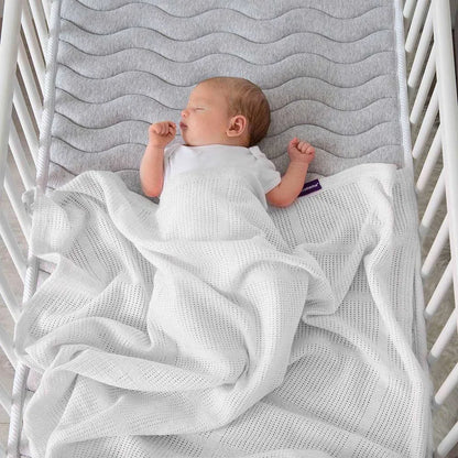 Clevamama Cellular Blanket 80 x 100 cm (White)