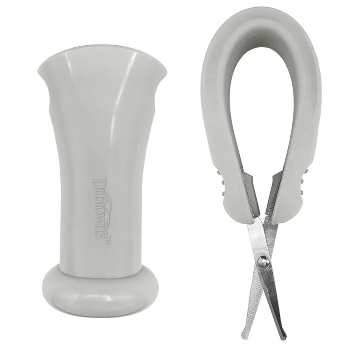 Dr Browns Baby Care Kit Brush Comb Nasal Aspirator Nail Scissors w/ Holder