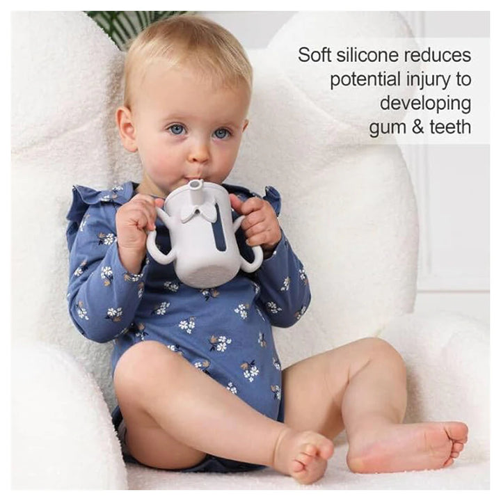 Smily Mia Dommy Silicone Baby Sippy Cup With Straw 5Oz ( Wind Chime)