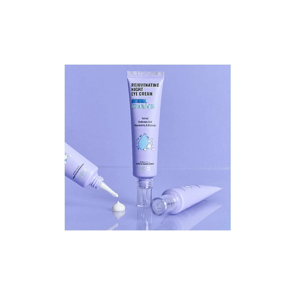 Dearboo Rejuvenating Retinol & Hyaluronic Night Eye Cream (30 ml)