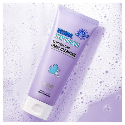 Dearboo Rejuvenating Retinol & Hyaluronic Night Foam Cleanser (150 ml)
