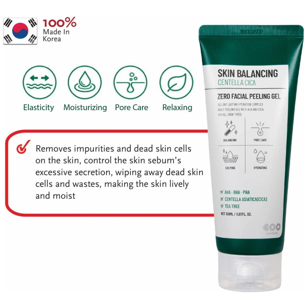 Dearboo Skin Balancing Centella Cica Zero Peeling Gel (150 ml)
