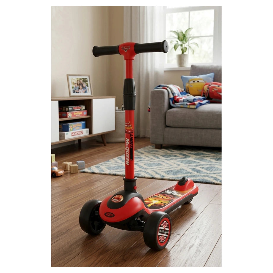 Mesuca Megos Disney Mcqueen Foldable Twist 3-Wheel Scooter
