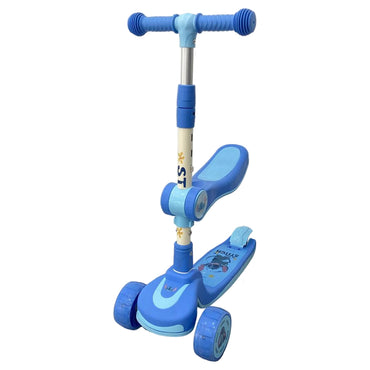 Mesuca Disney Stitch  Foldable Twist Scooter 2-in-1