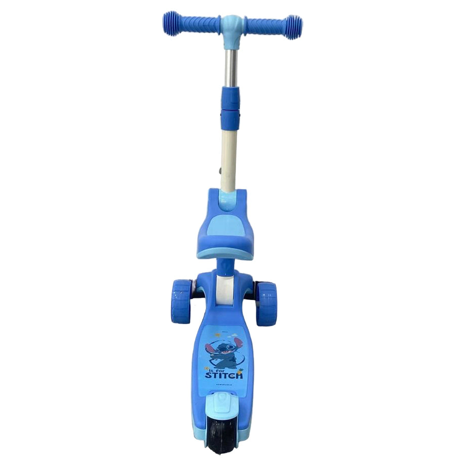 Mesuca Disney Stitch  Foldable Twist Scooter 2-in-1