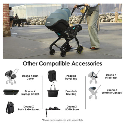 Doona X Infant Car Seat (Ocean Blue)