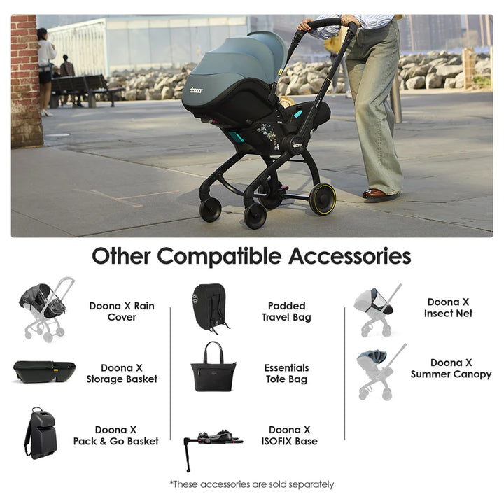 Doona X Infant Car Seat & Stroller (Ocean Blue) – Halamama.com