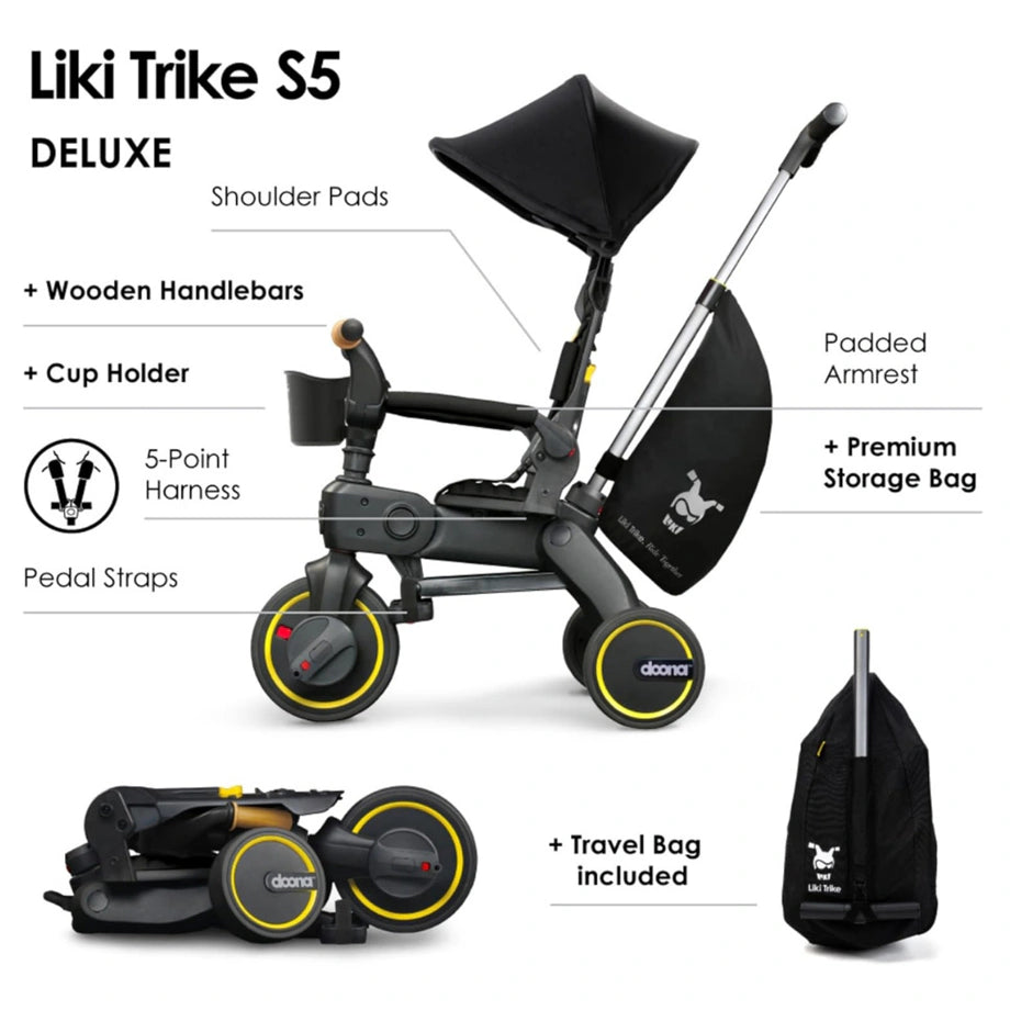 Doona Liki Trike S5 (Nitro Black)