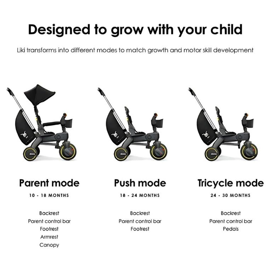 Doona Liki Trike S5 (Nitro Black)
