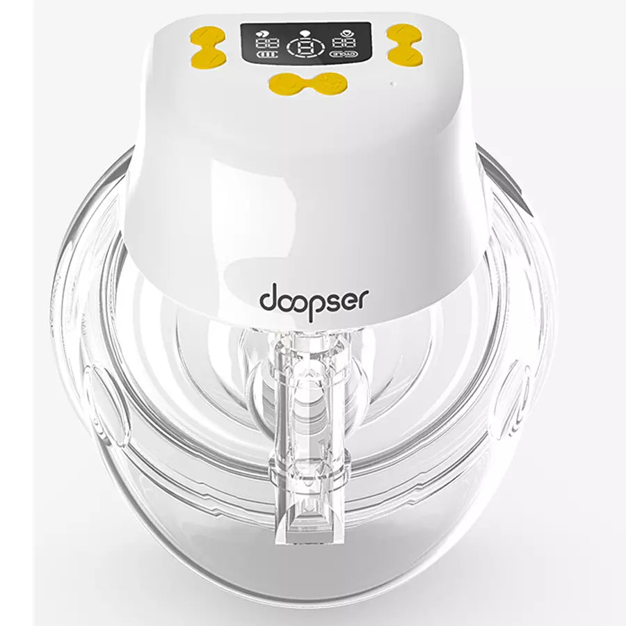 Doopser Electric Wearable Breast Pump Hands Free Rechargeable Single Milk Extractor