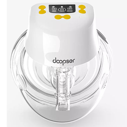 Doopser Electric Wearable Breast Pump Hands Free Rechargeable Single Milk Extractor