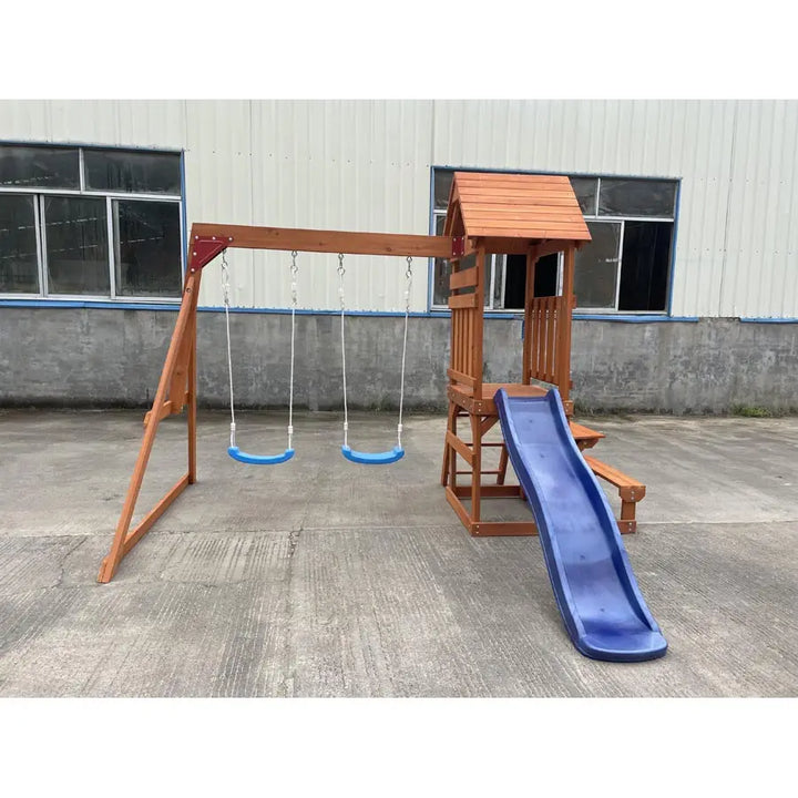 Dynamic Sports Arabian Hyrax Wooden Swing Set