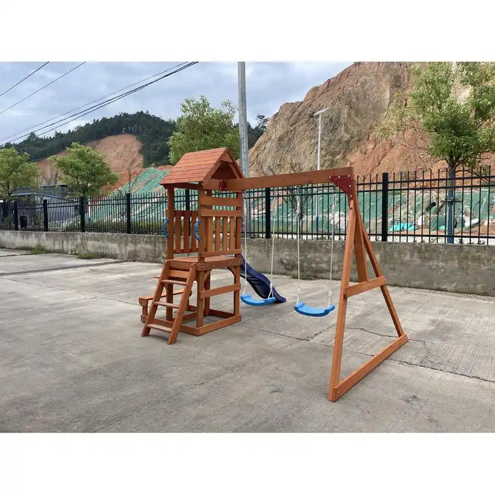 Dynamic Sports Arabian Hyrax Wooden Swing Set