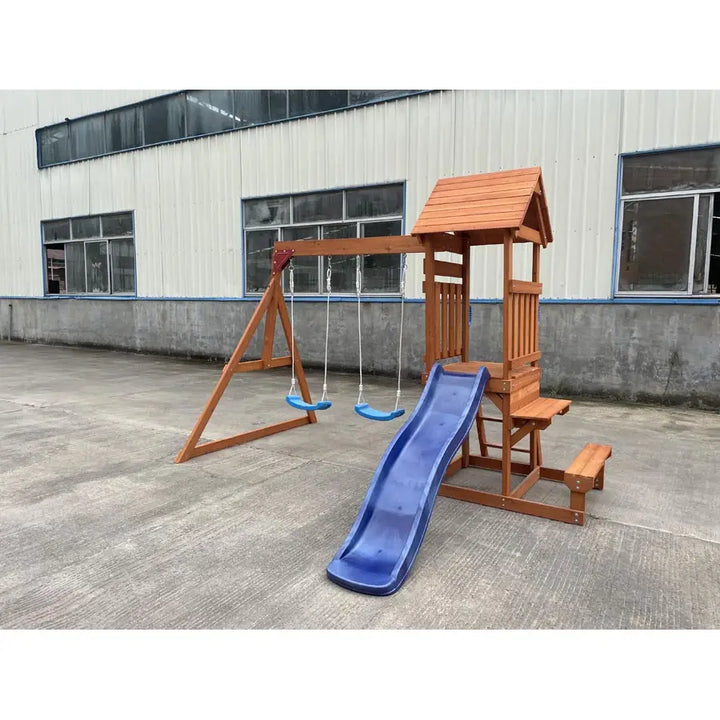 Dynamic Sports Arabian Hyrax Wooden Swing Set