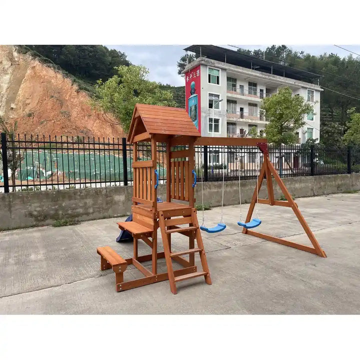 Dynamic Sports Arabian Hyrax Wooden Swing Set