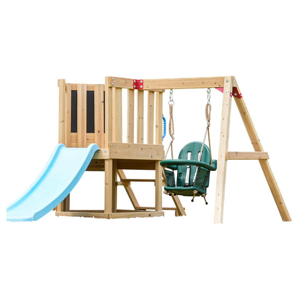 Dynamic Sports Arabian Fox Wooden Swing Set