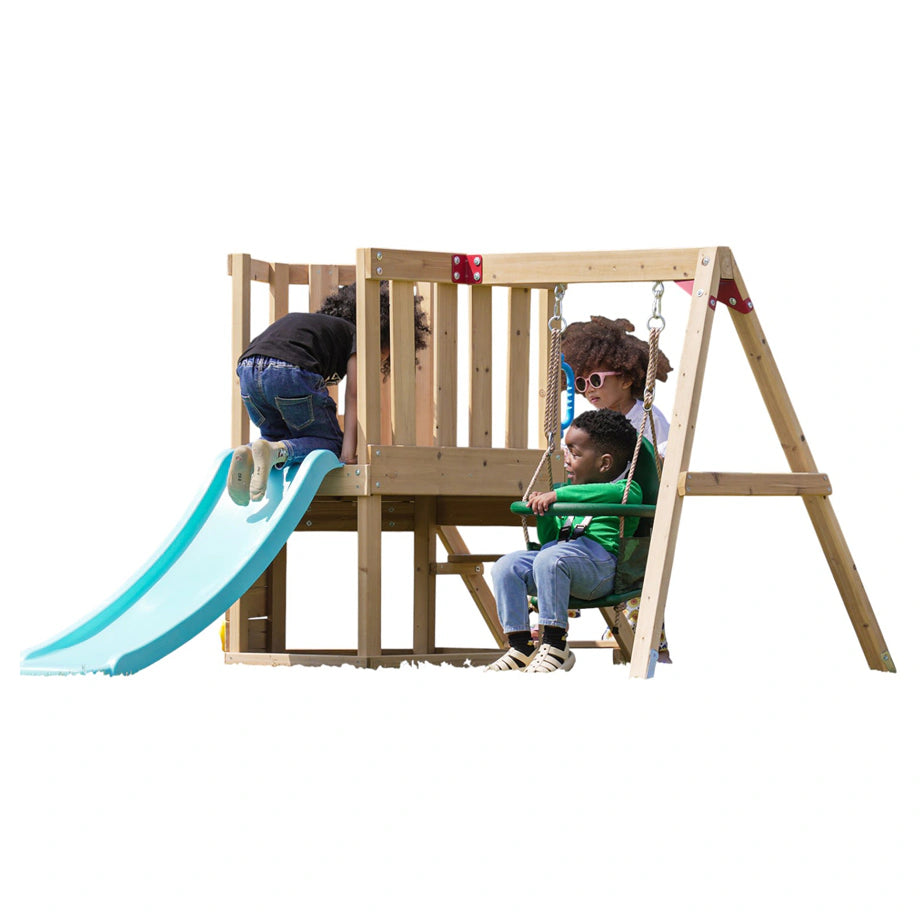 Dynamic Sports Arabian Fox Wooden Swing Set
