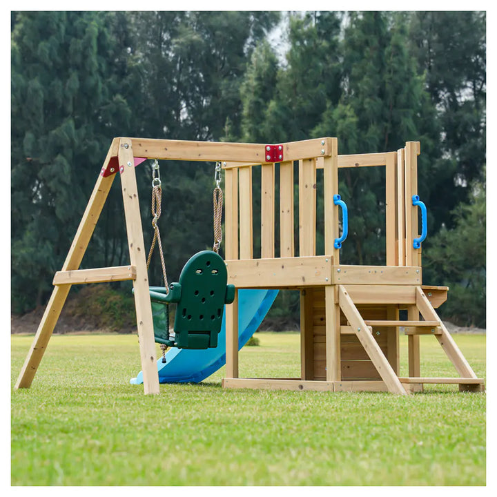 Dynamic Sports Arabian Fox Wooden Swing Set