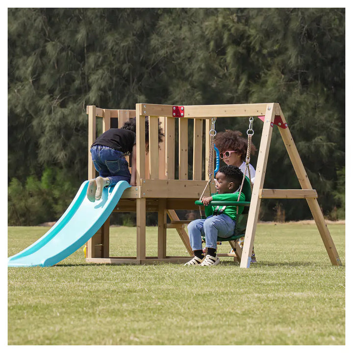Dynamic Sports Arabian Fox Wooden Swing Set
