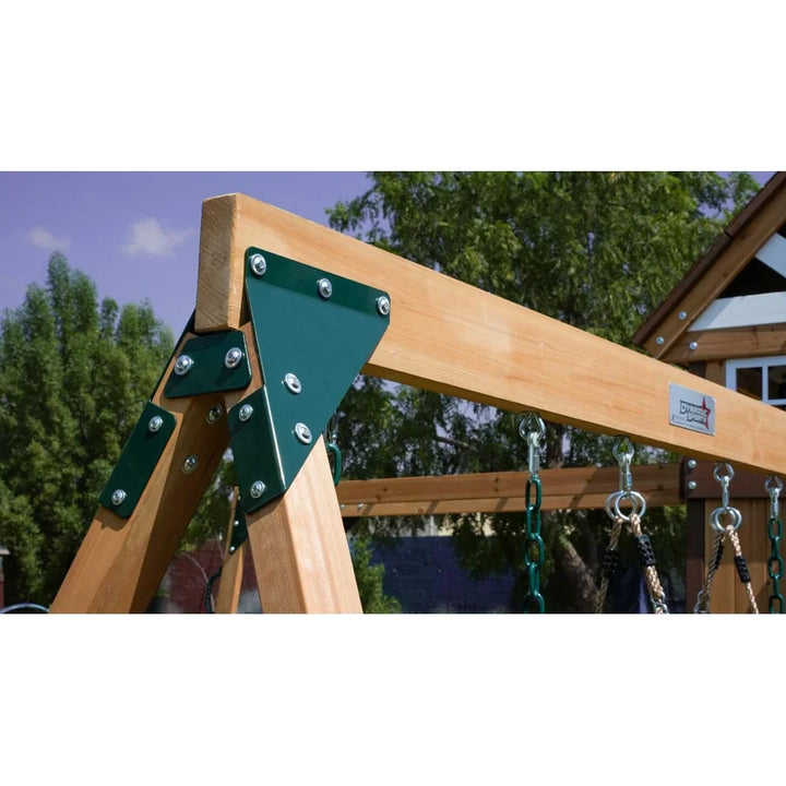 Dynamic Sports Arabian Tahr Wooden Swing Set