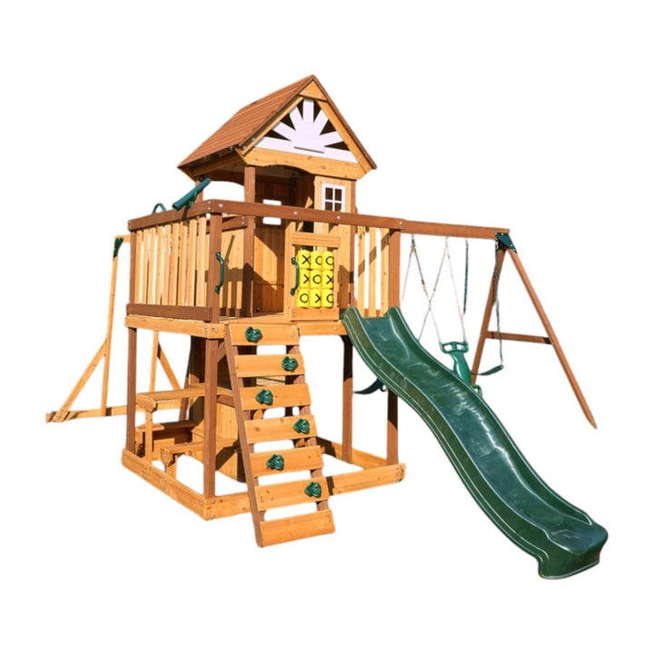 Dynamic Sports Arabian Ibex Wooden Swing Set