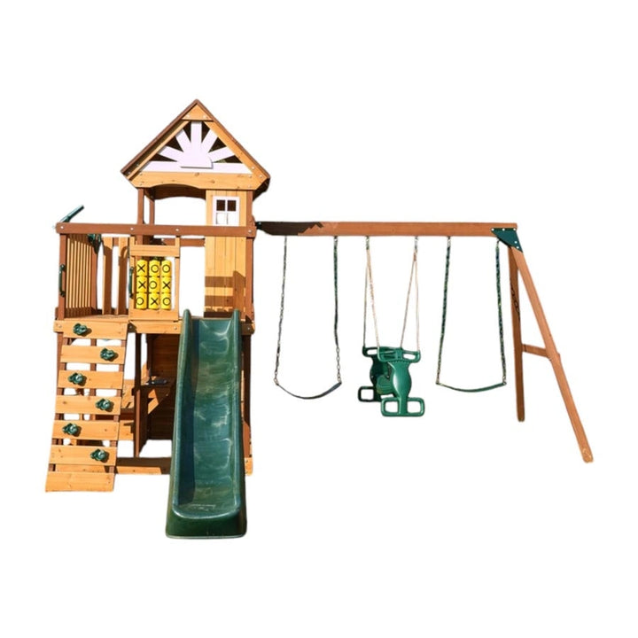 Dynamic Sports Arabian Ibex Wooden Swing Set