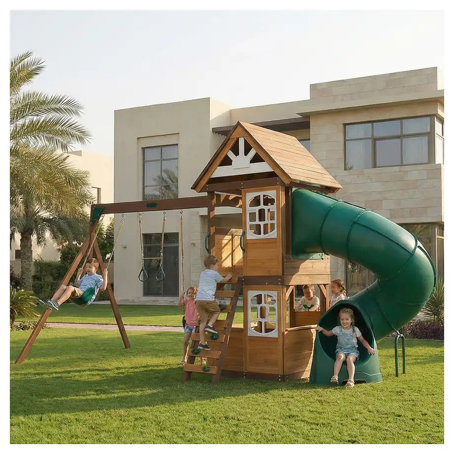 Dynamic Sports Arabian Viper Wooden Swing Set