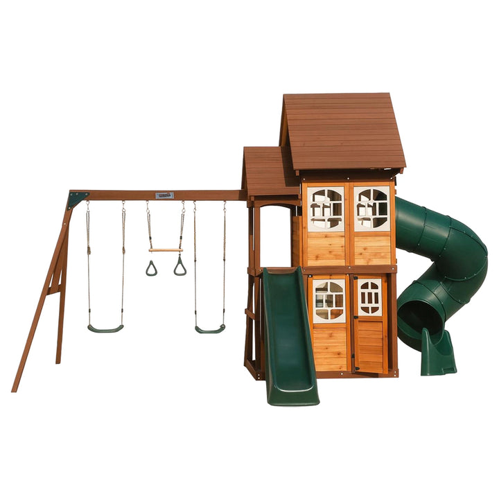Dynamic Sports Arabian Falcon Wooden Swing Set